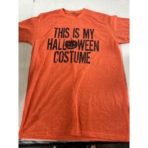 This Is My Halloween Costume Funny Humor Orange Basic Men's T-Shirt New BxKK